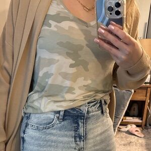 Casual comfy Camo Relaxed Fit T-Shirt
